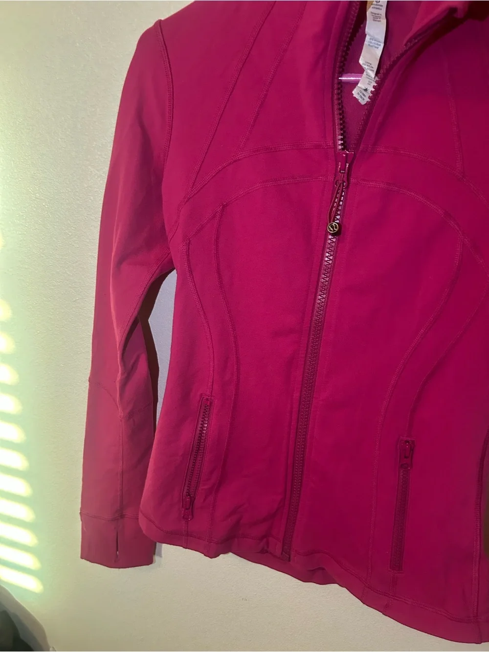 lululemon athletica Hot Pink Zip-Up Jacket
